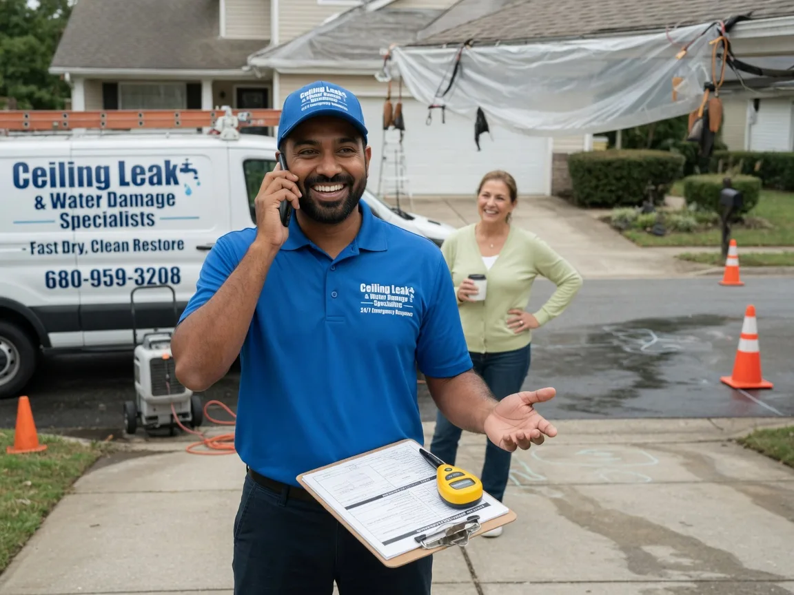 Ceiling Leak Cleanup Walkersville, MD FAQs